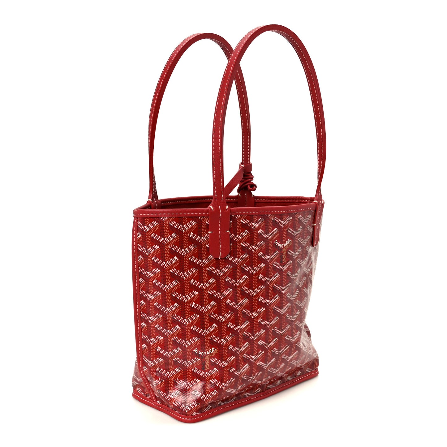 Goyardine Reversible Mini Anjou Red