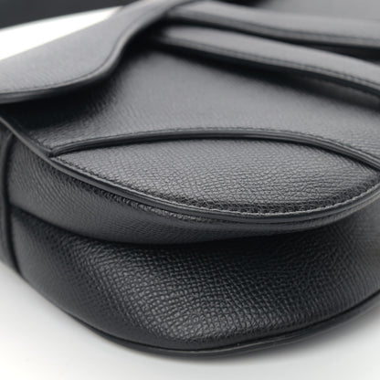 Christian Dior Grained Calfskin Mini Saddle Bag Black 7 of 8