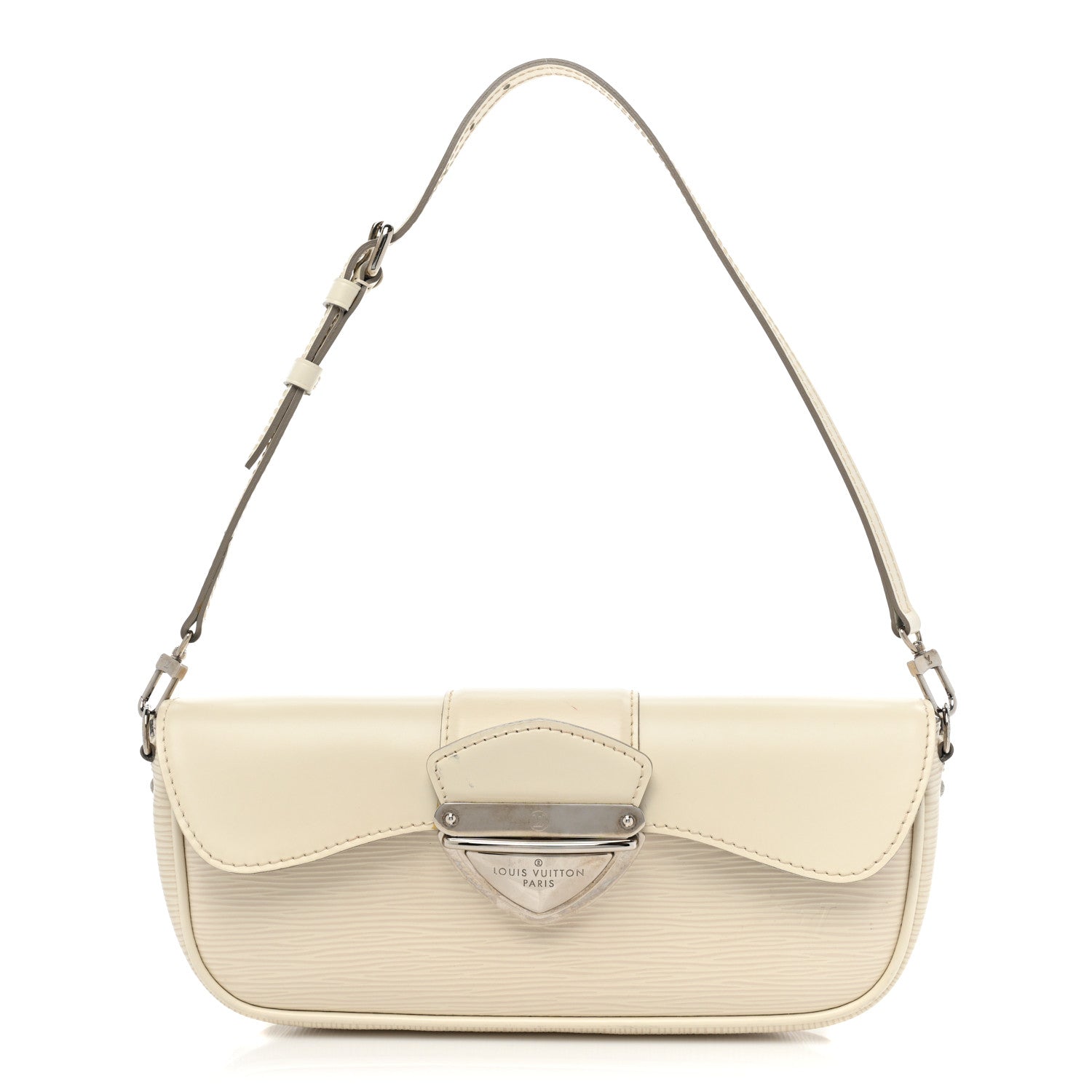 Louis Vuitton Epi Montaigne Clutch Ivory 1 of 26