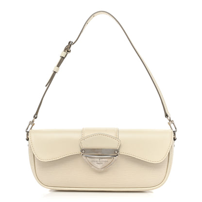 Louis Vuitton Epi Montaigne Clutch Ivory 1 of 26