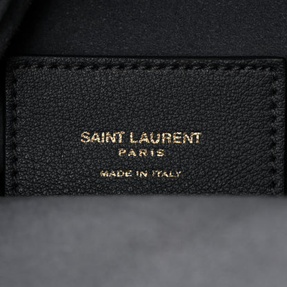 Saint Laurent Calfskin Medium Shopping Tote Fog 7 of 11