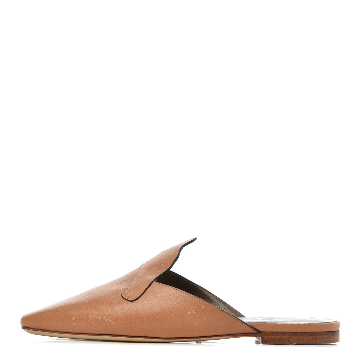 Hermes Calfskin Tangeria Mules 37 Naturel 1 of 17