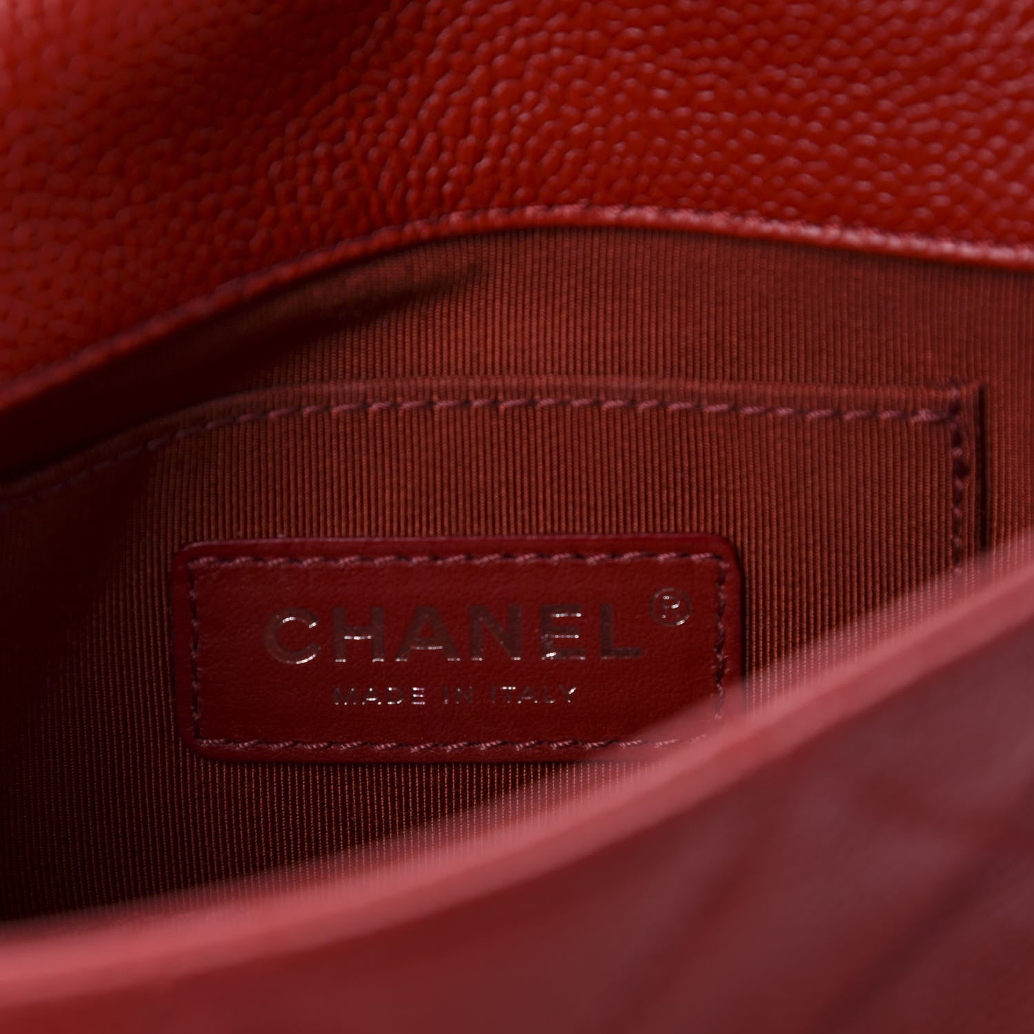 Chanel Caviar Quilted Mini Incognito Square Flap Red 8 of 10