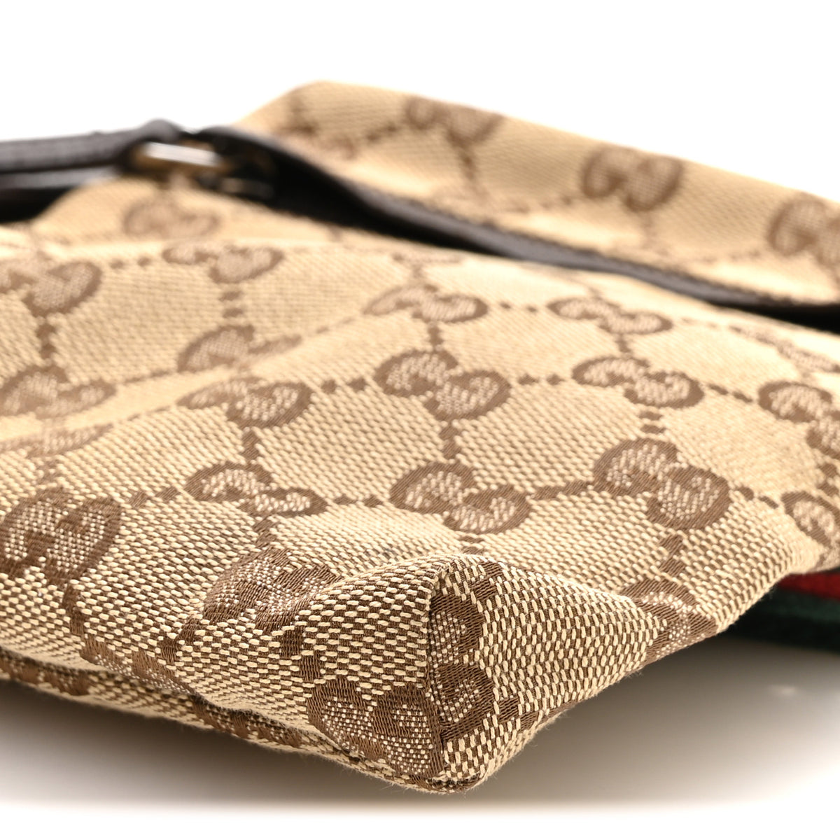 Gucci Monogram Web Belt Bag Dark Brown 10 of 10