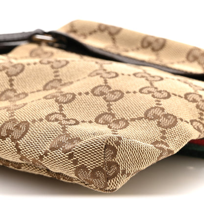 Gucci Monogram Web Belt Bag Dark Brown 10 of 10