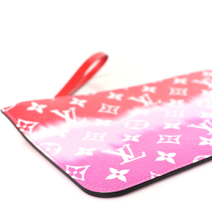 Louis Vuitton Monogram Escale Neverfull MM GM Pochette Rouge 8 of 9