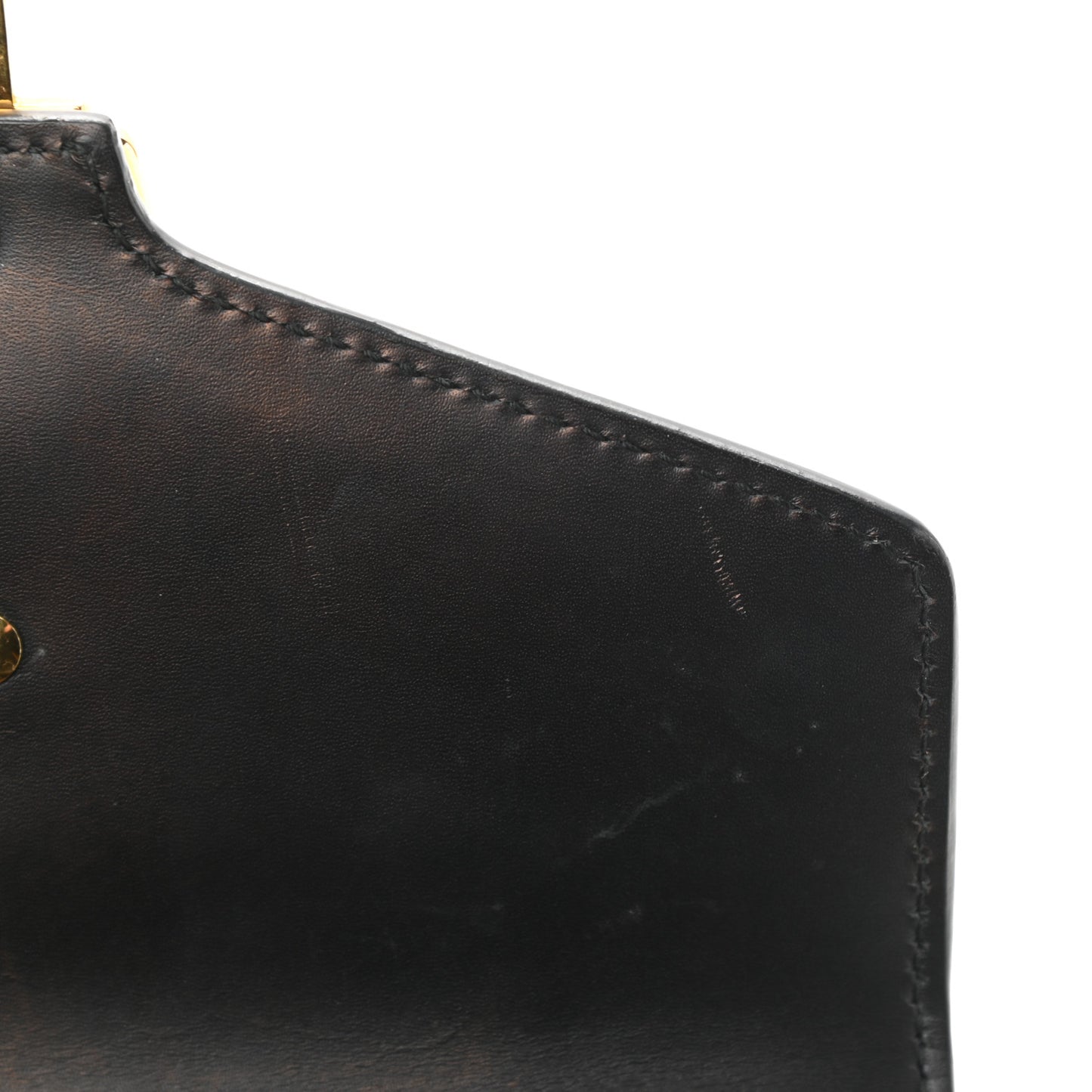 Calfskin Mini Sylvie Chain Shoulder Bag Black