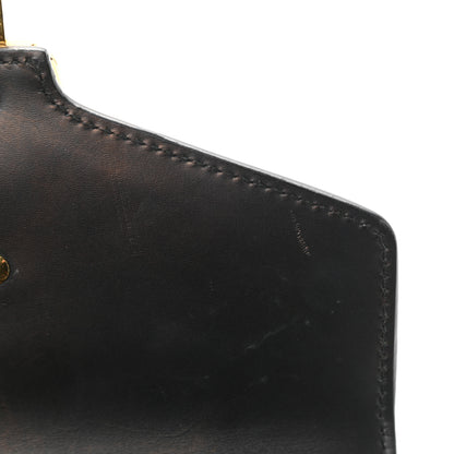 Gucci Calfskin Mini Sylvie Chain Shoulder Bag Black 9 of 9