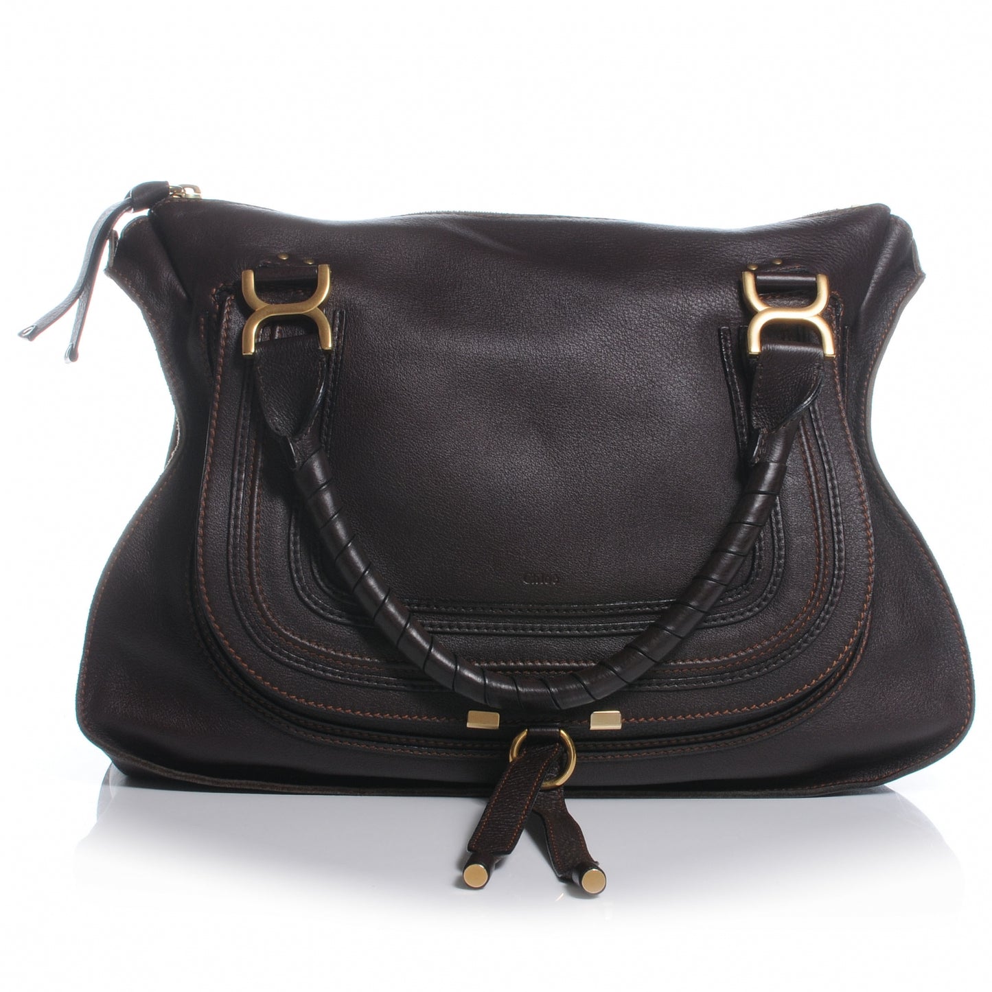 Leather Large Marcie Moka