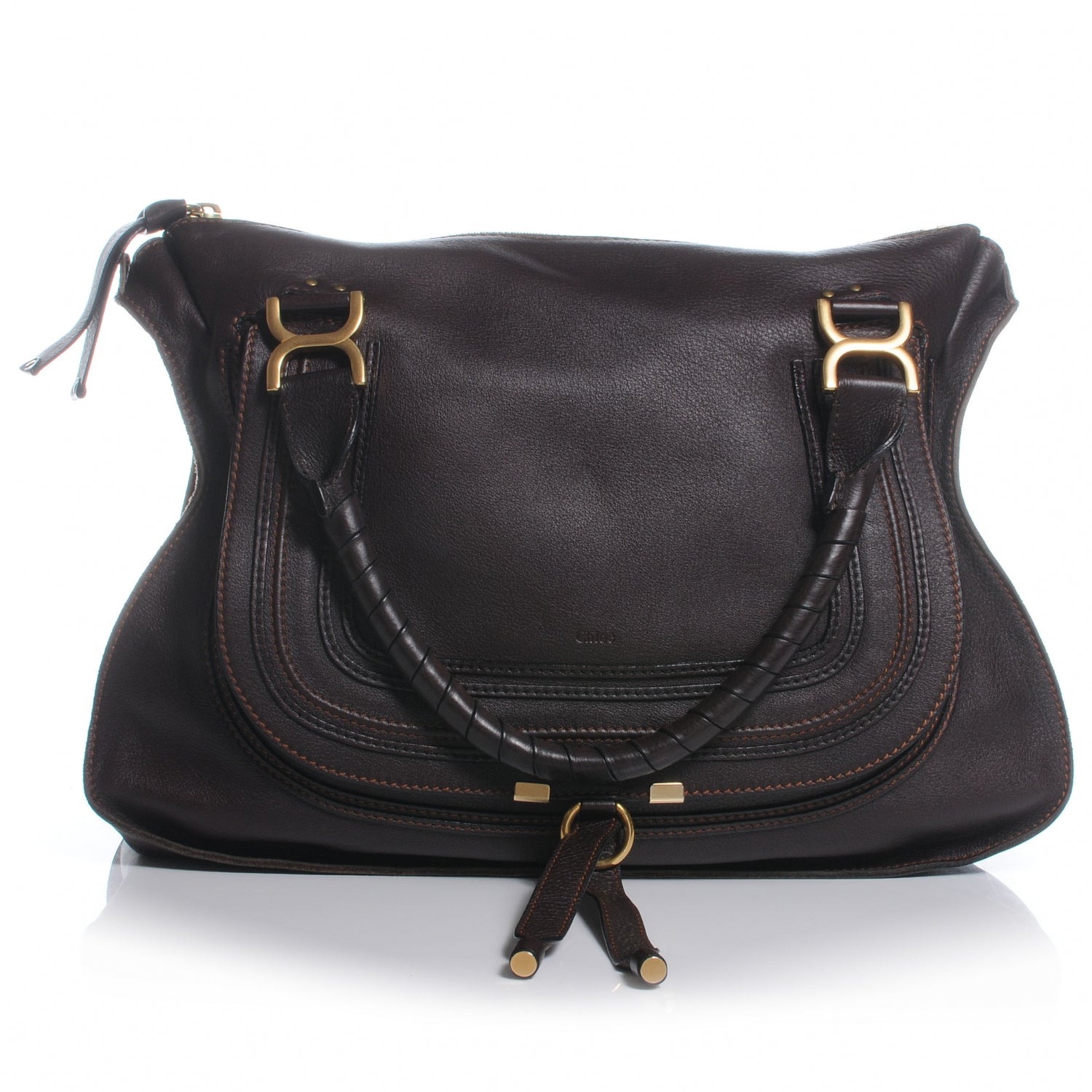 Chloe Leather Large Marcie Moka 1 of 7