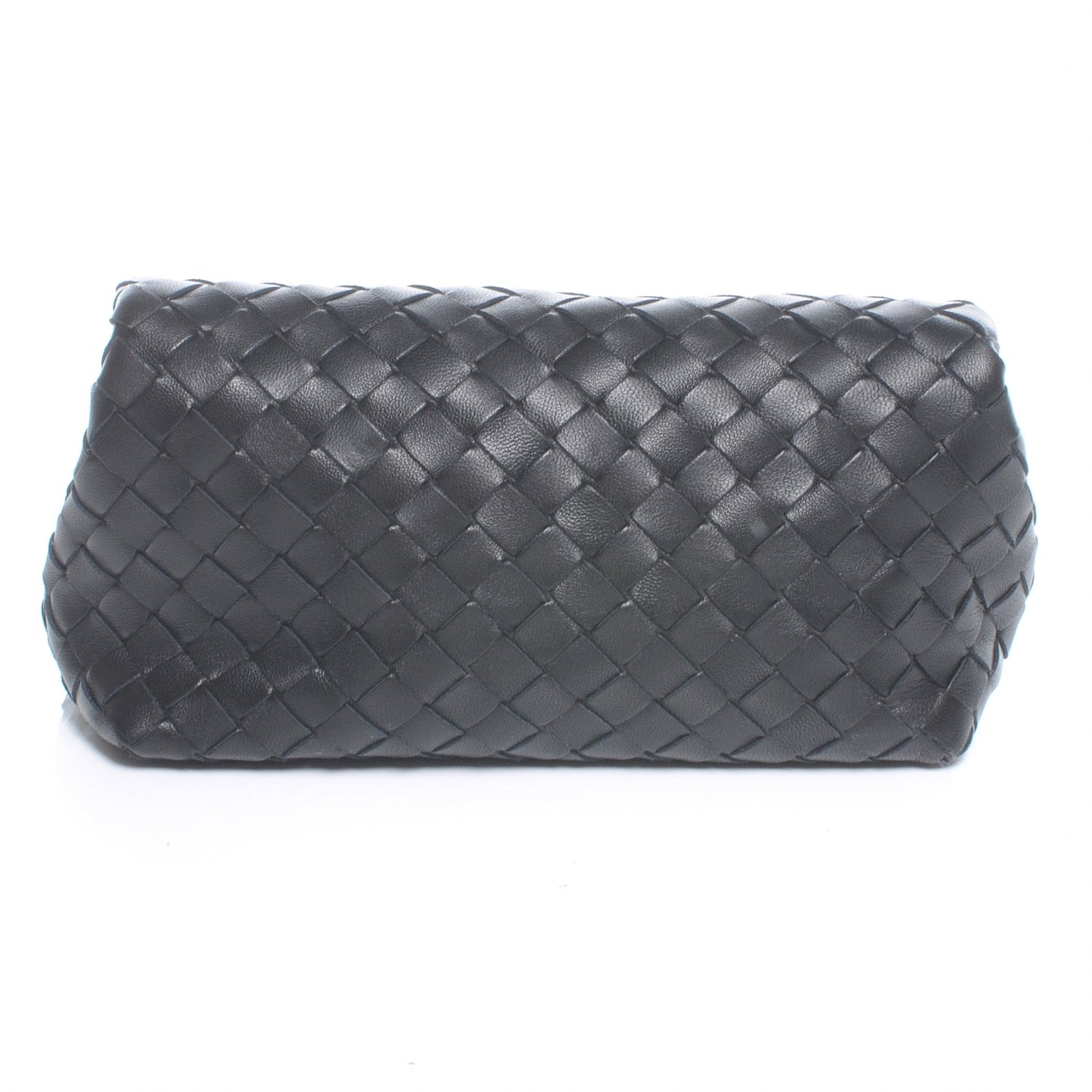 Bottega Veneta Woven Intrecciato Clutch Cosmetic Case Nero Black 3 of 9