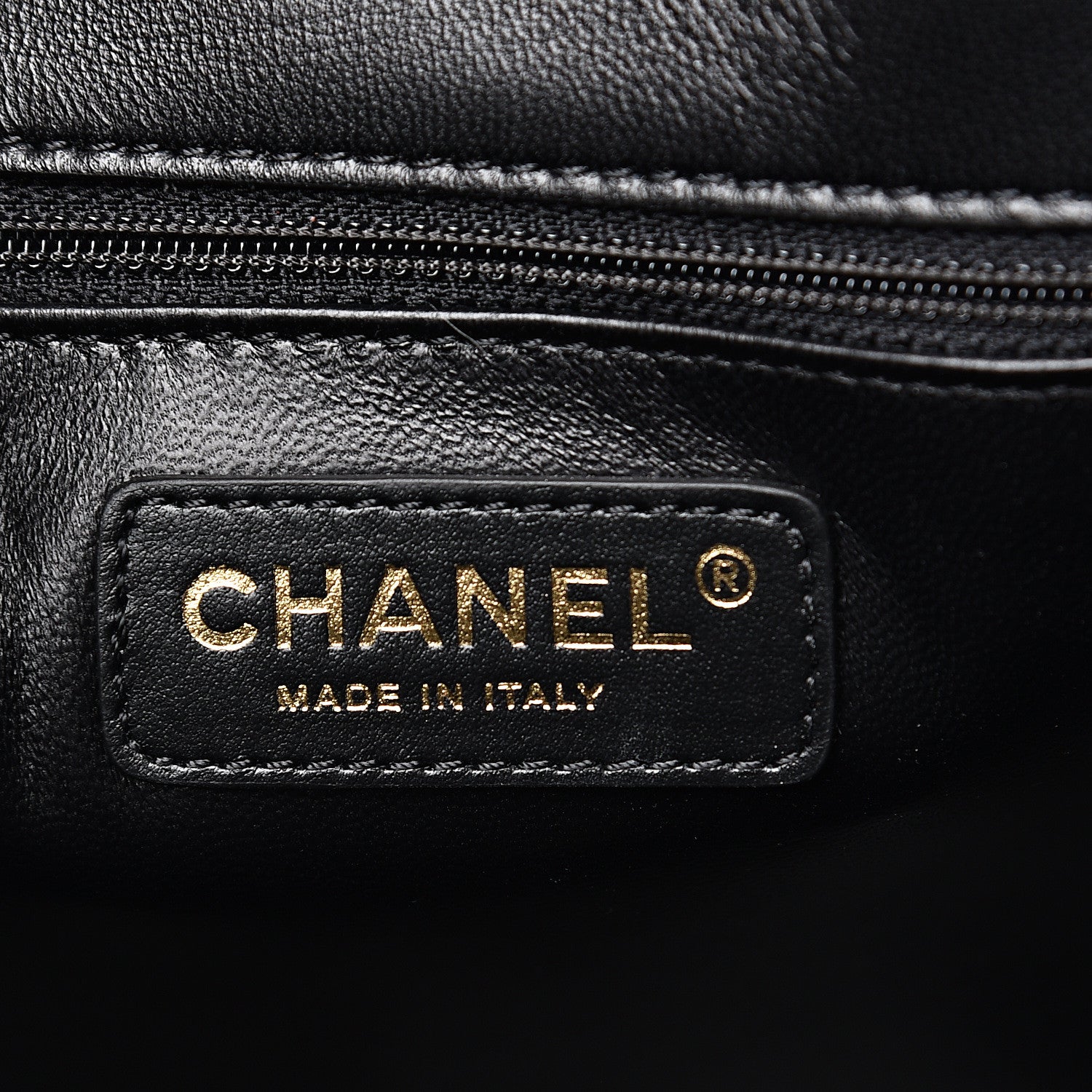 Chanel Lambskin Quilted Chain Backpack Black 5 of 11