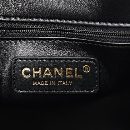 Chanel Lambskin Quilted Chain Backpack Black 5 of 11