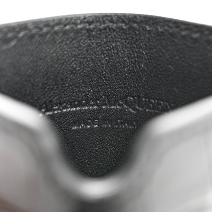 Alexander McQueen Crocodile Embossed Chain Phone Case Black 6 of 10