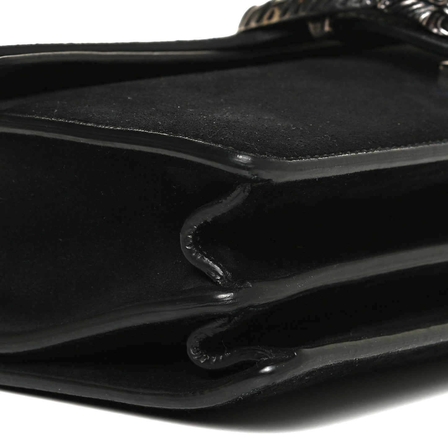 Suede Small Dionysus Shoulder Bag Black