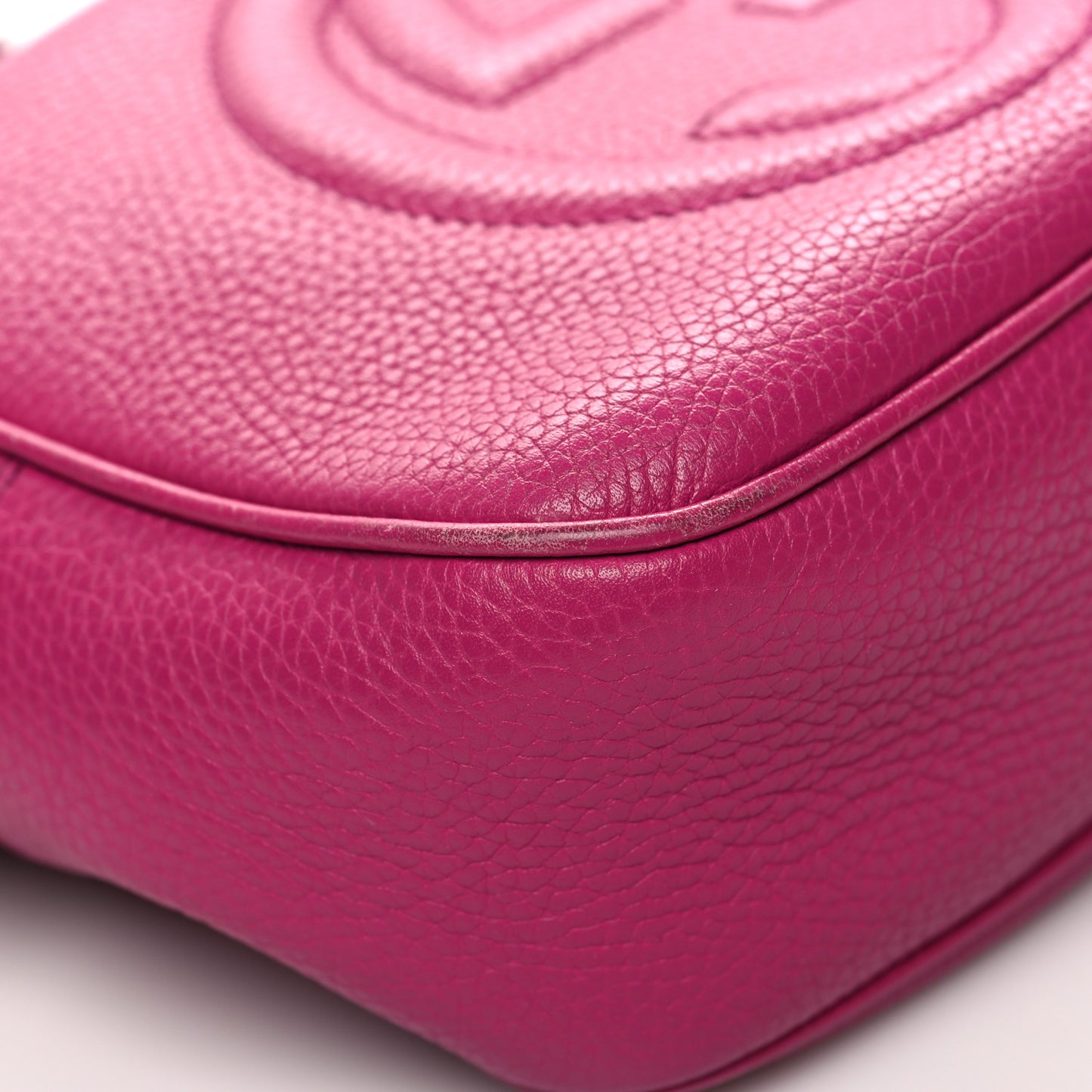 Cellarius Calfskin Small Soho Disco Bag Bright Bouganville