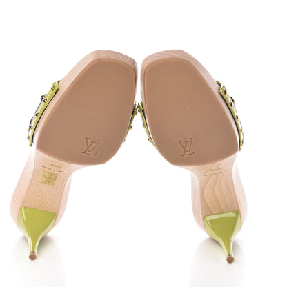 Louis Vuitton Monogram Multicolor Slides 39.5 Black 7 of 7
