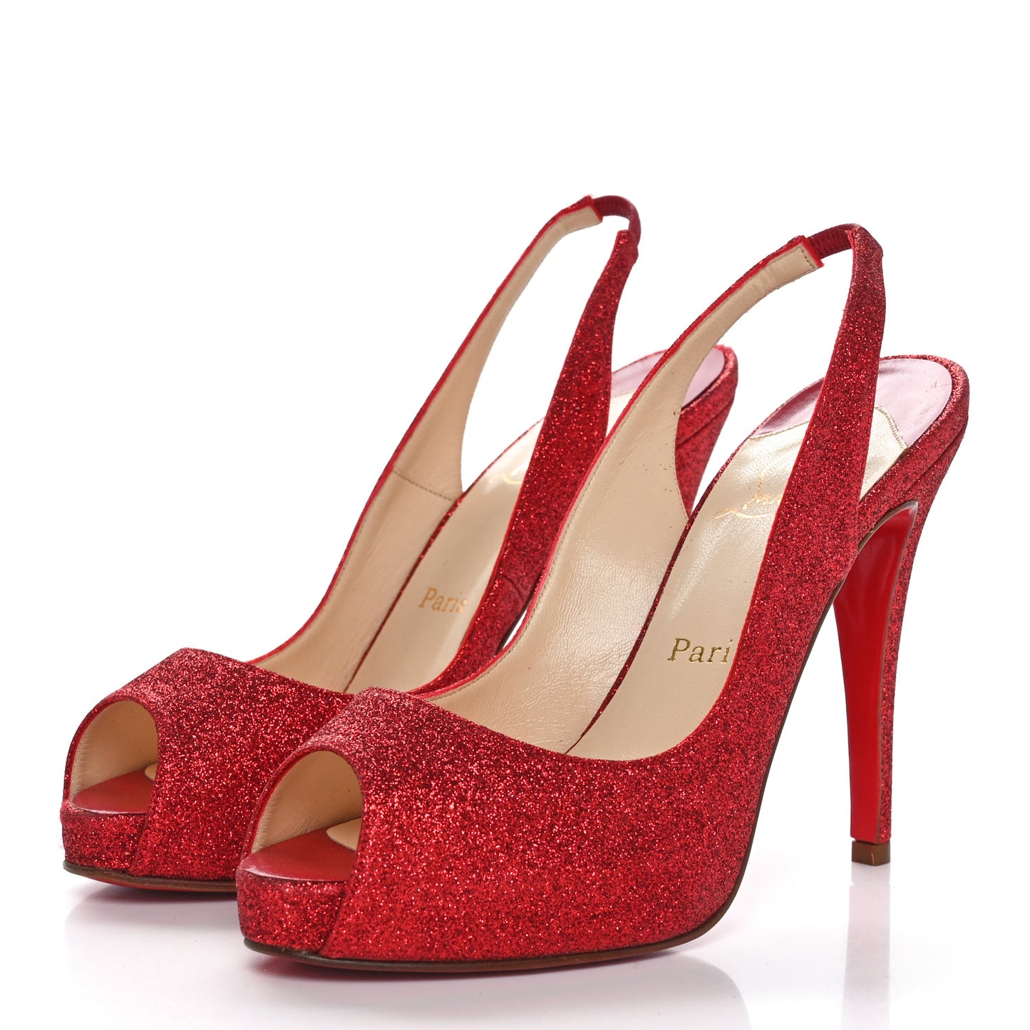 Glitter No Prive 120 Pumps 38.5 Red