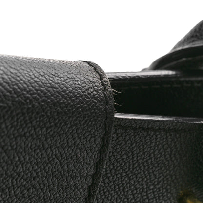 Burberry Soft Grain Calfskin Small Buckle Tote Black 12 of 13