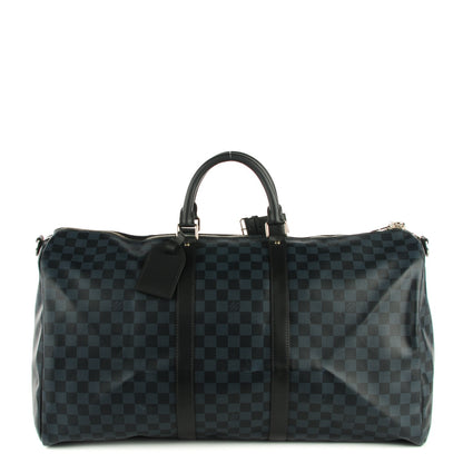 Louis Vuitton Damier Cobalt Keepall Bandouliere 55 1 of 8