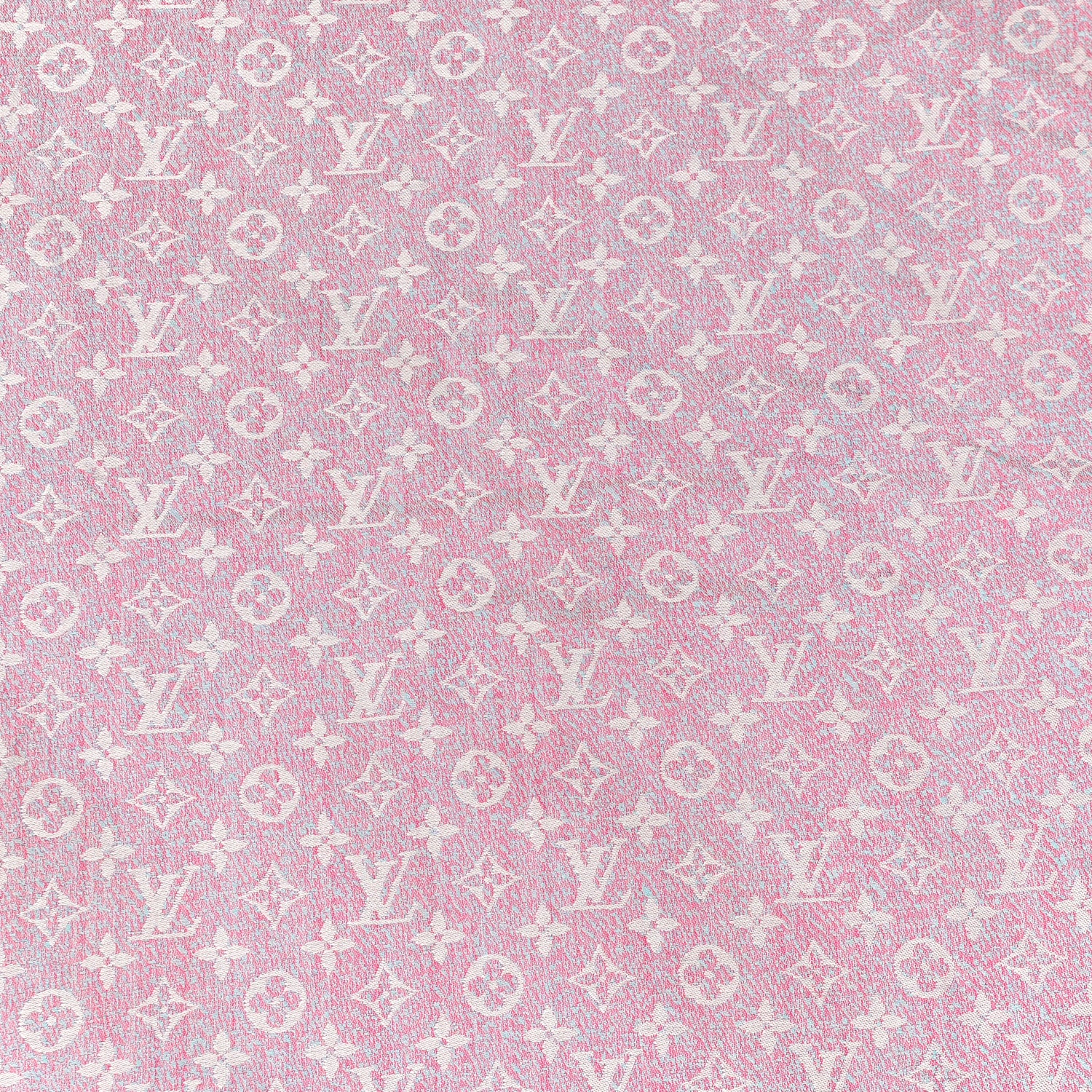 Louis Vuitton Silk Wool Monogram Shine Shawl 4 of 6