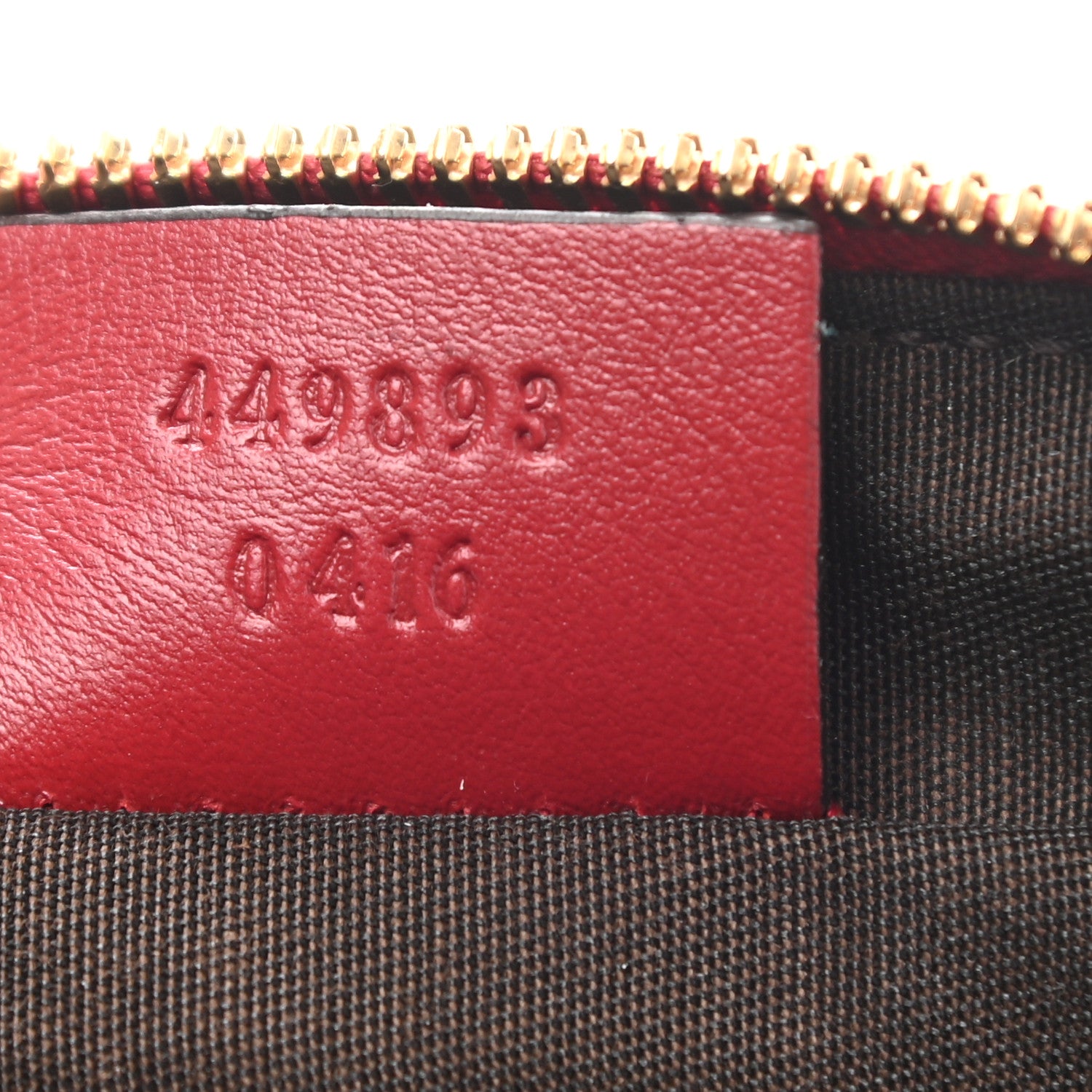 Gucci Microguccissima GG Cosmetic Case Red 7 of 8