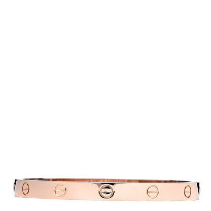 Cartier 18K Pink Gold LOVE Bracelet 18 3 of 6