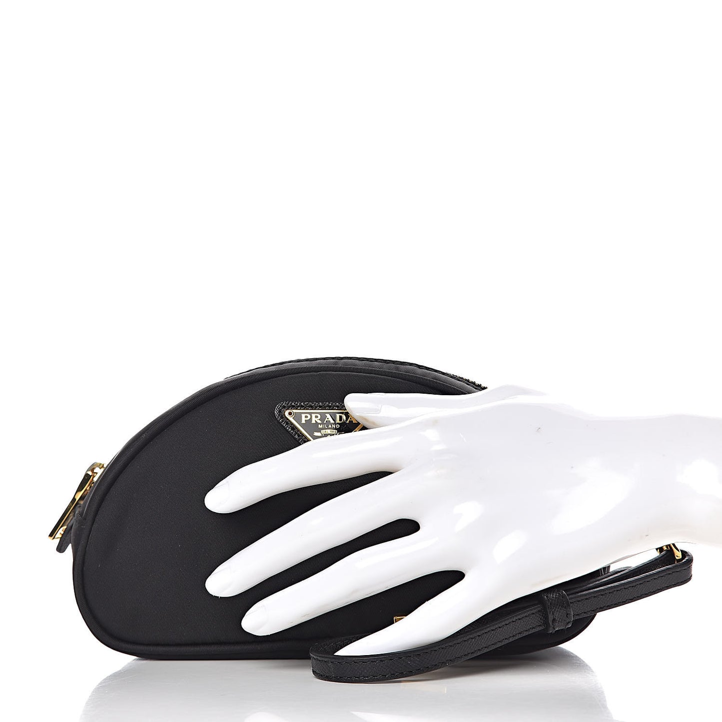 Tessuto Nylon Wristlet Nero Black