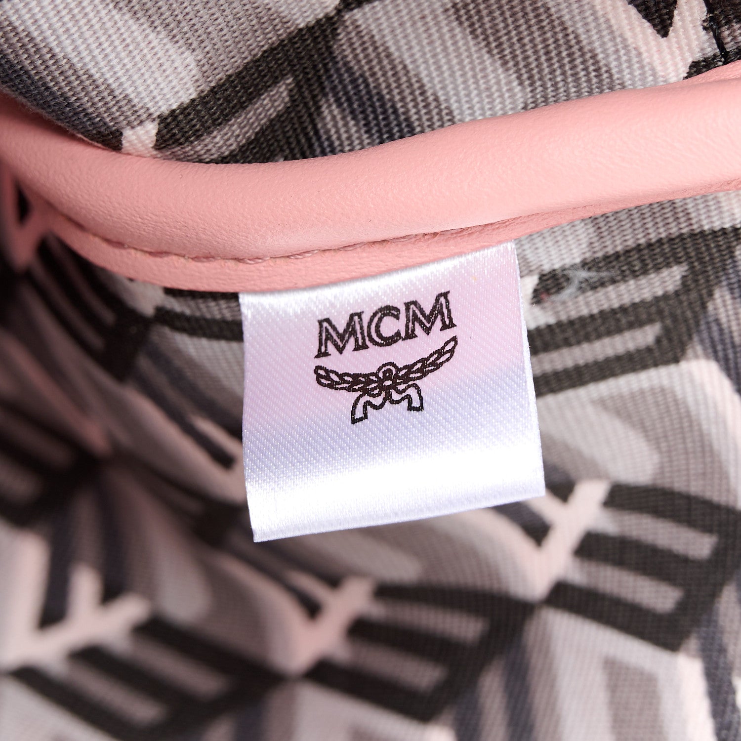 MCM Viseto Stark Wristlet Pouch Pink 6 of 9