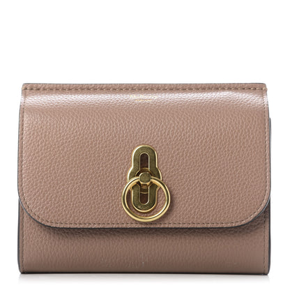 Mulberry Classic Grain Medium Amberley Wallet Dark Blush 1 of 6