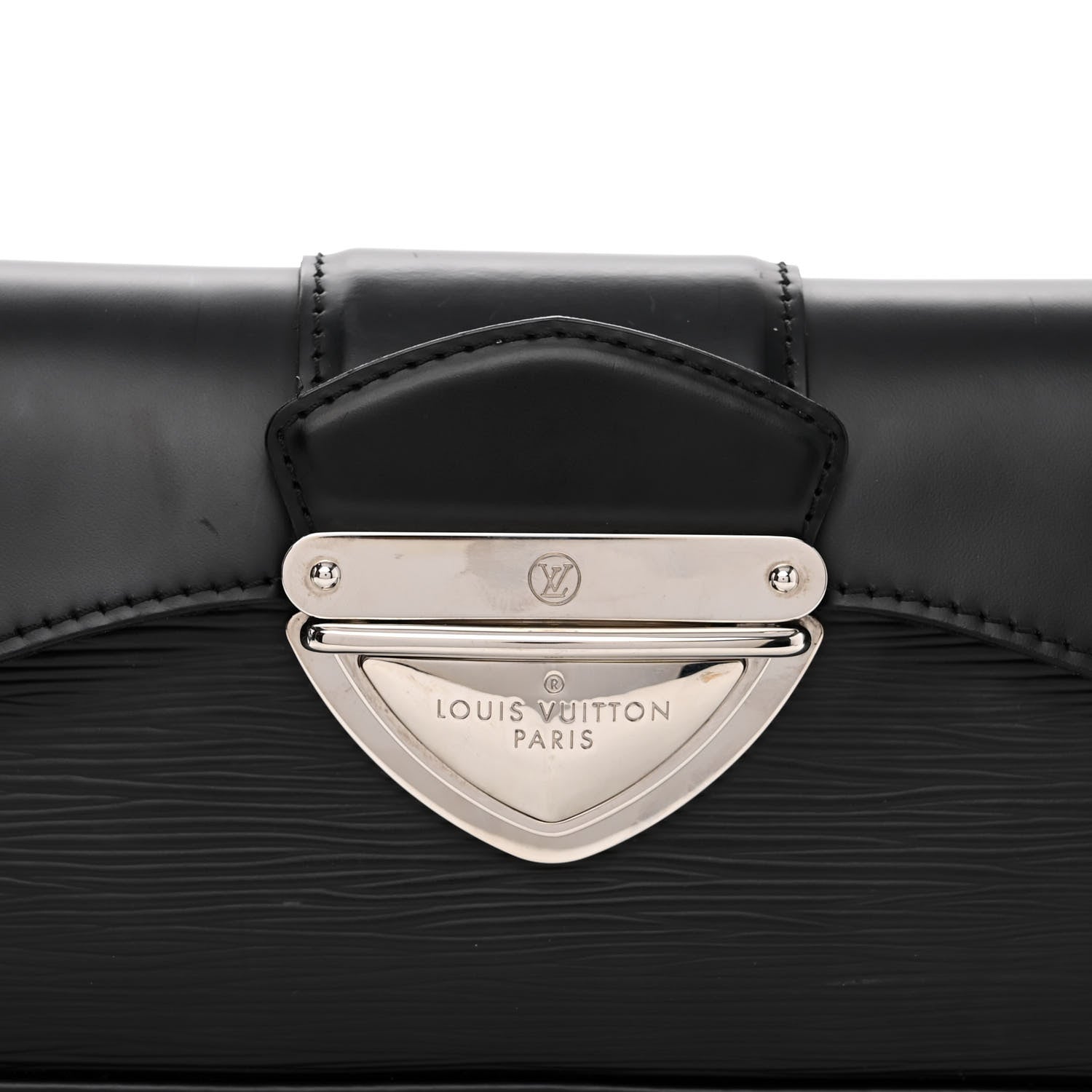 Louis Vuitton Epi Montaigne Clutch Black 7 of 9