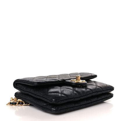 Chanel Shiny Caviar Pick Me Up Flap Belt Bag Black 4 of 9