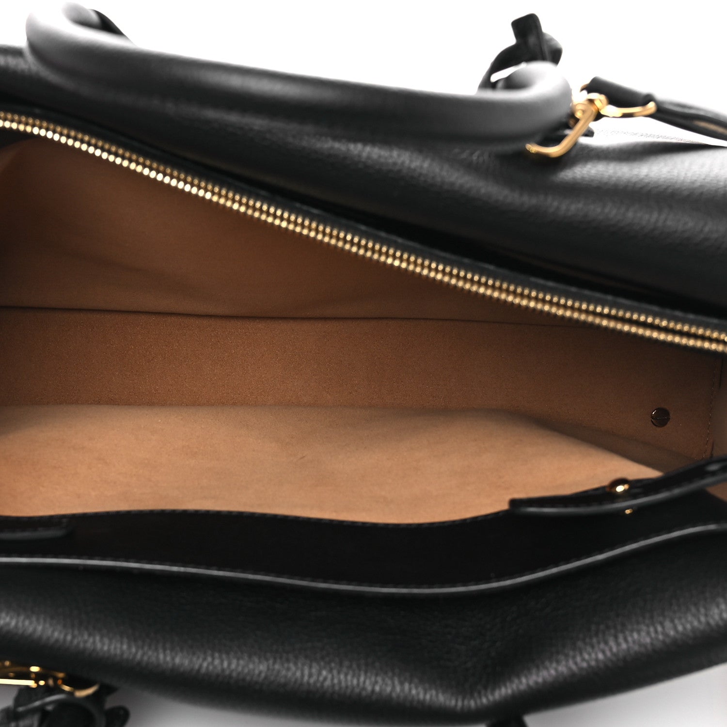 MCM Grained Calfskin Large Milla Tote Black 5 of 9
