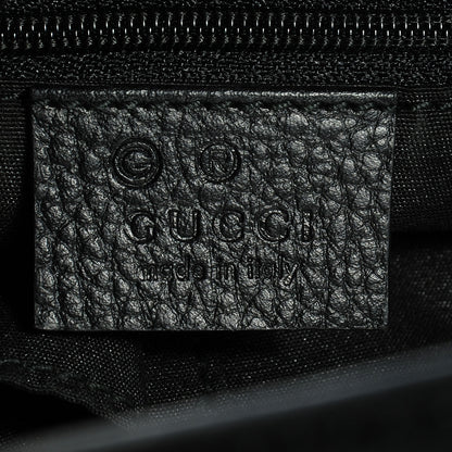 Gucci Monogram Medium D Gold Ring Shoulder Bag Black 6 of 7