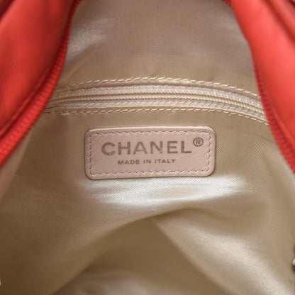 Chanel Lambskin Woven Medium Ultimate Soft Sombrero Hobo Red 6 of 13