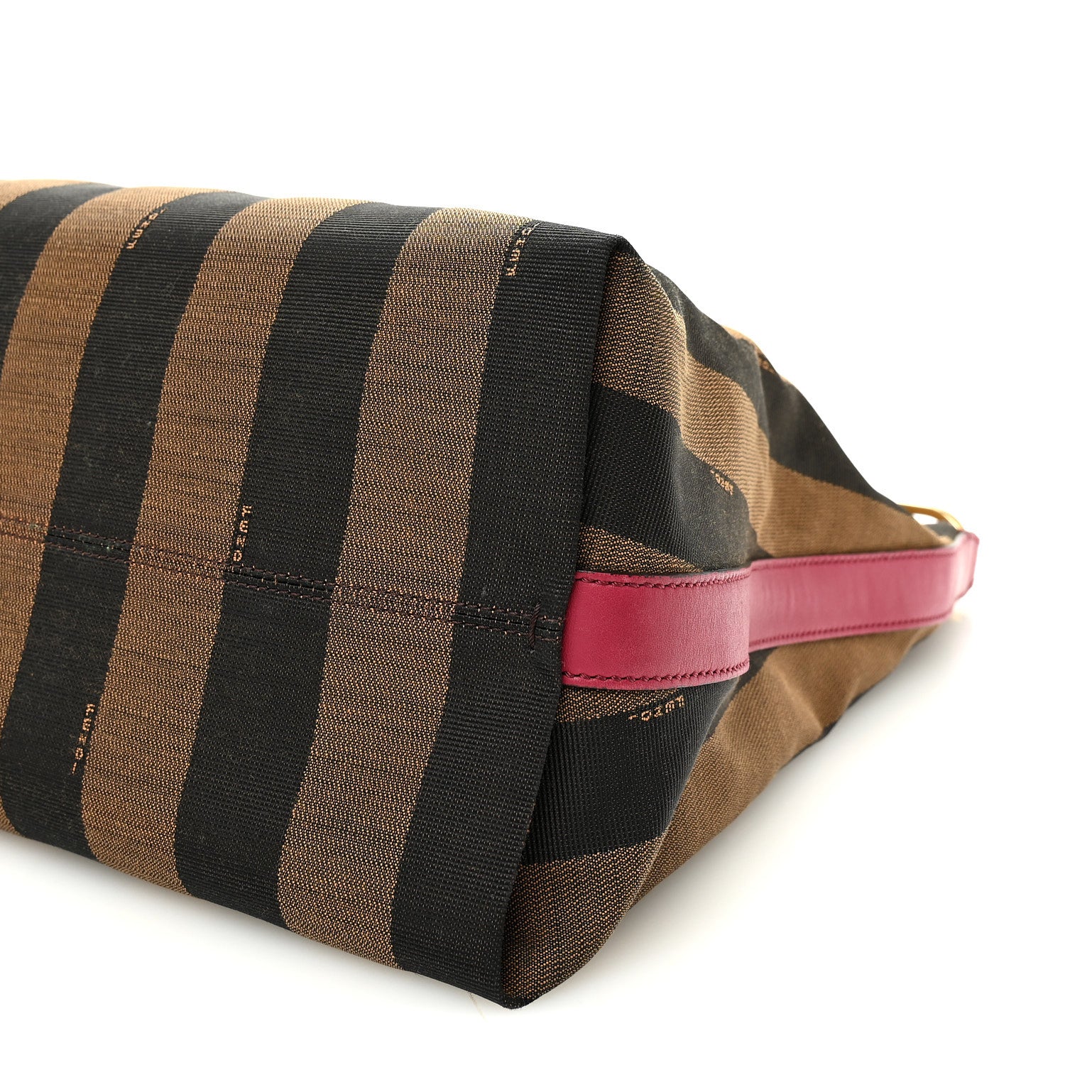 Fendi Pequin Cuoio Vegetale Large Hobo Tobacco Amarena 10 of 10
