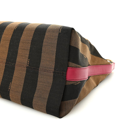 Fendi Pequin Cuoio Vegetale Large Hobo Tobacco Amarena 10 of 10