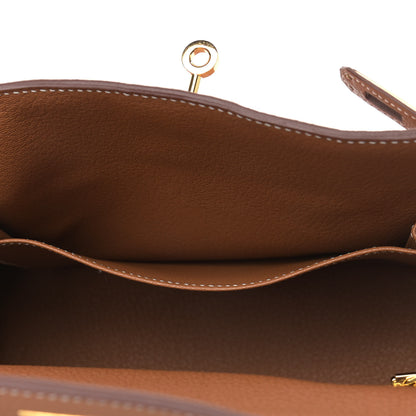 Hermes Togo Kelly Retourne 25 Gold 8 of 12