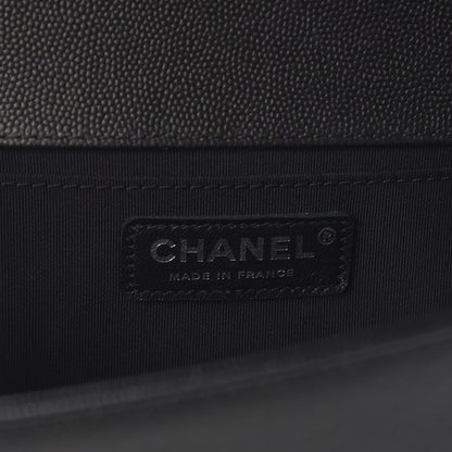 Chanel Caviar Quilted Medium Boy Flap So Black 6 of 11