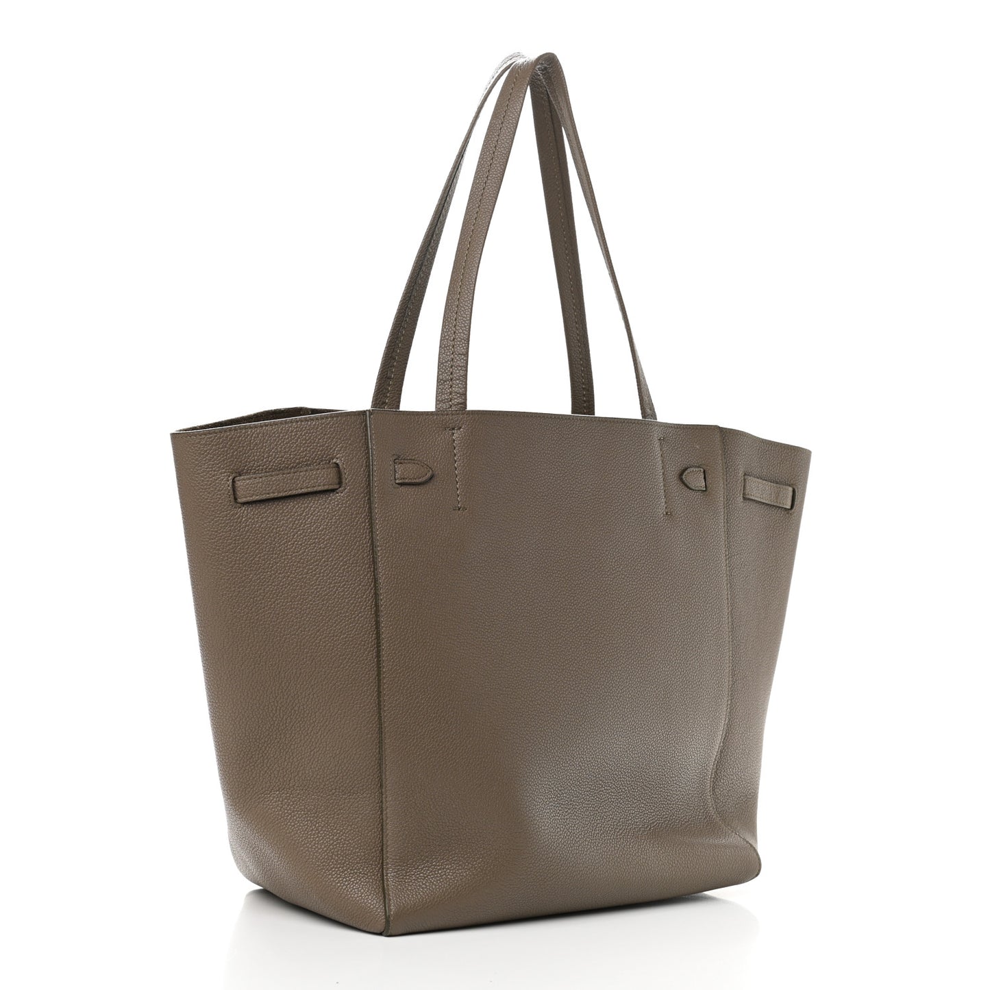 Soft Grained Calfskin Small Belt Cabas Phantom Taupe