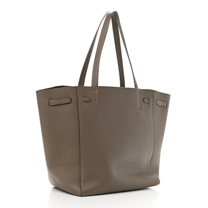 Celine Soft Grained Calfskin Small Belt Cabas Phantom Taupe 3 of 9