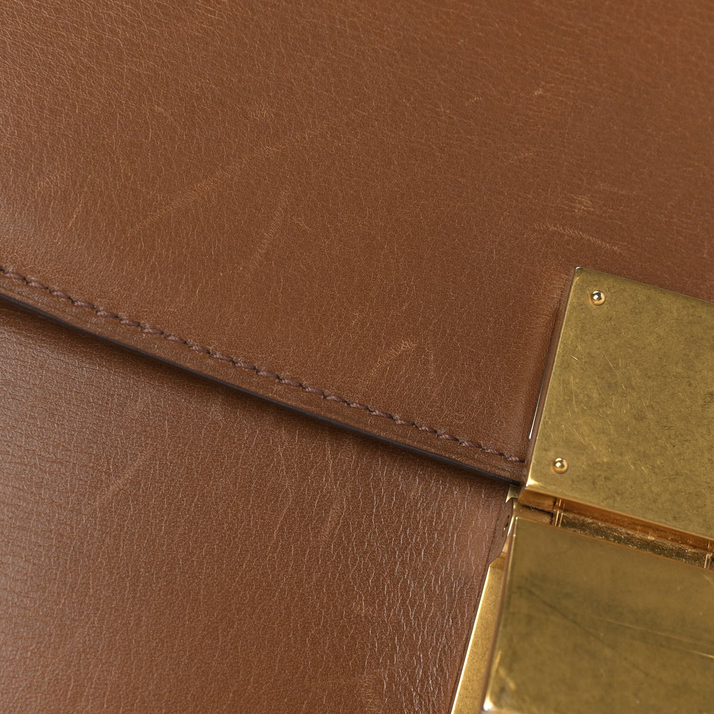 Box Calfskin Medium Classic Box Flap Bag Camel