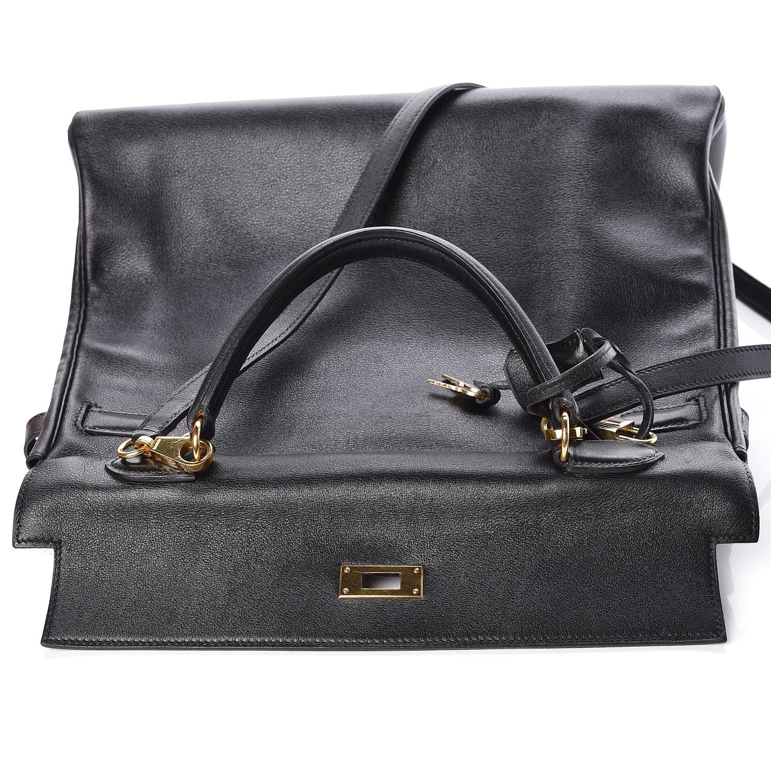Hermes Veau Gulliver Kelly Retourne 35 Black 11 of 37