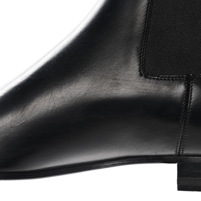 Christian Louboutin Calfskin Roadie Flat Chelsea Boots 40 Black 11 of 14