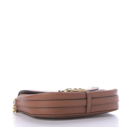 Celine Textile Natural Calfskin Medium Chain Maillon Triomphe Tan White 4 of 8