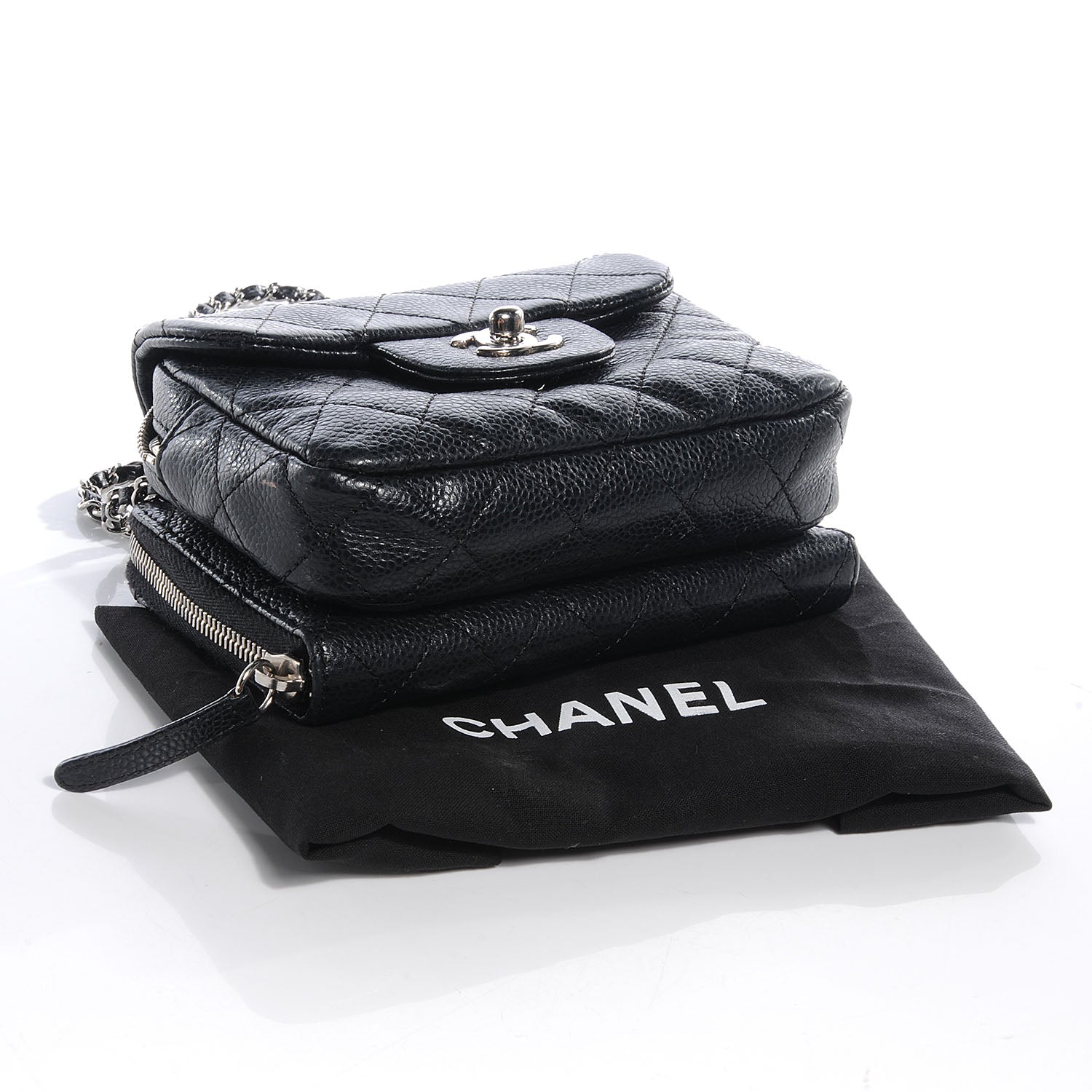 Chanel Caviar Quilted New Mini Flap Black 4 of 9