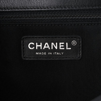 Chanel Calfskin Quilted Flap Tote Black 6 of 9