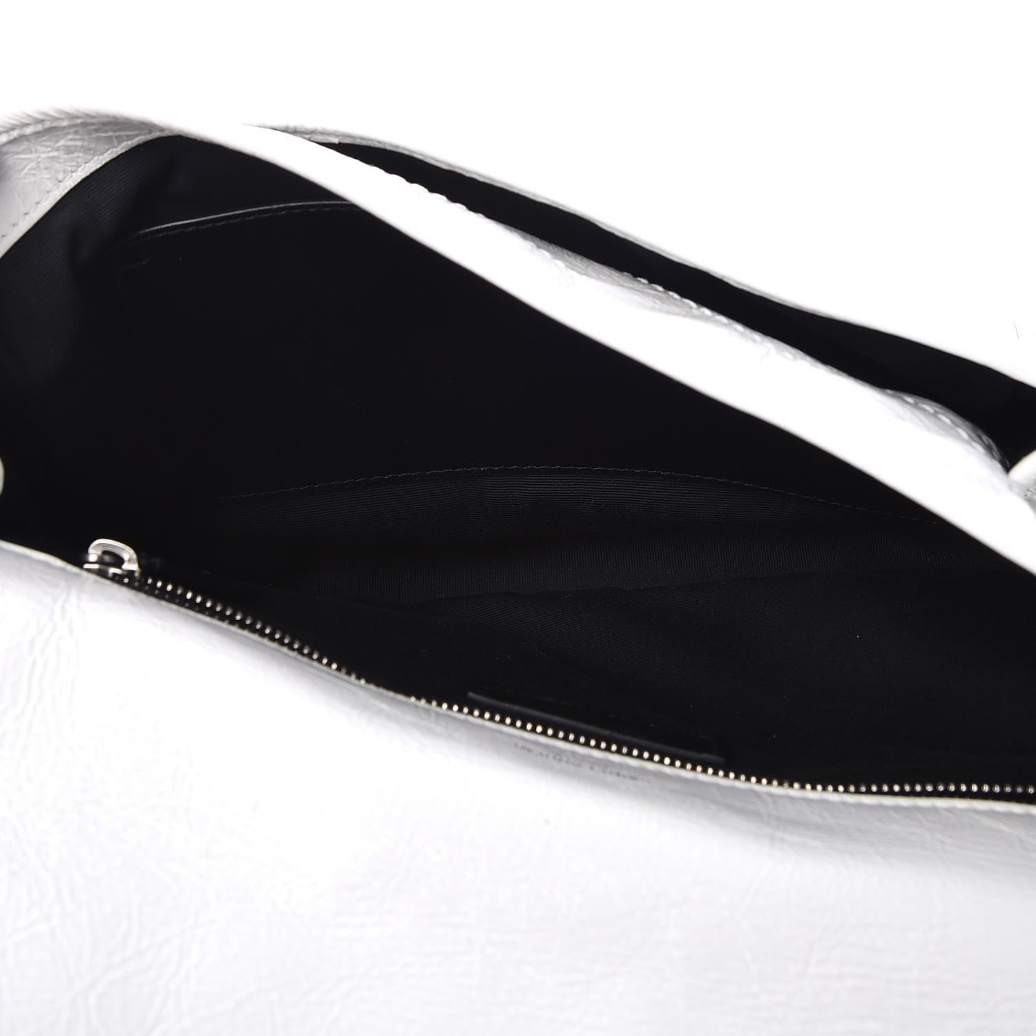 Saint Laurent Crinkled Calfskin Matelasse Monogram Medium Niki Chain Satchel Dirty White 5 of 8