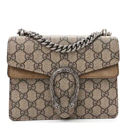 Gucci GG Supreme Monogram Mini Dionysus Shoulder Bag Taupe 1 of 11