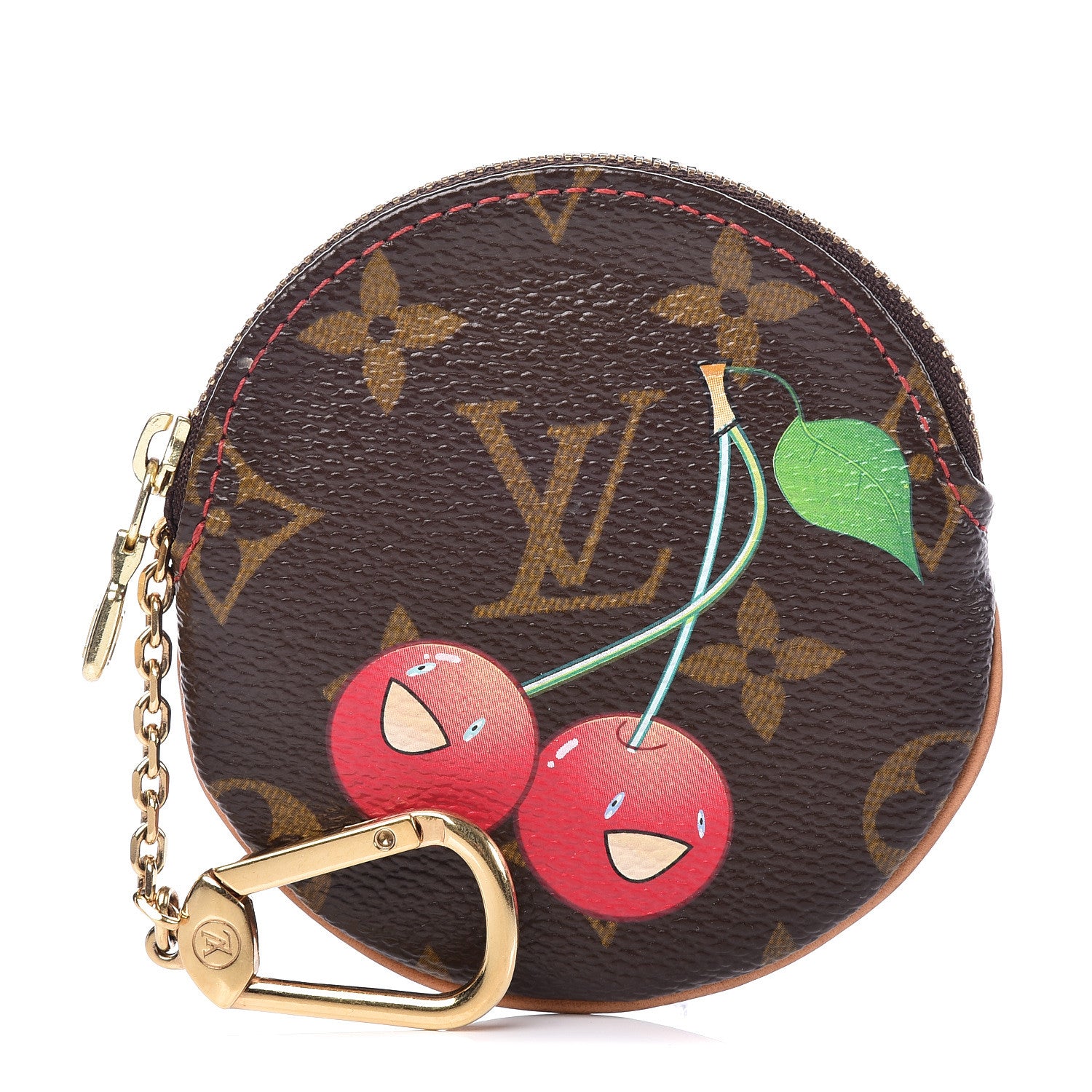Louis Vuitton Monogram Cerises Round Coin Purse 1 of 7